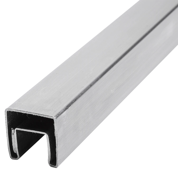 PSG Λαβή επικάλυψης γυαλιού 40x40 mm AISI 304 σατινέ – 2500 mm 001-082 (1)