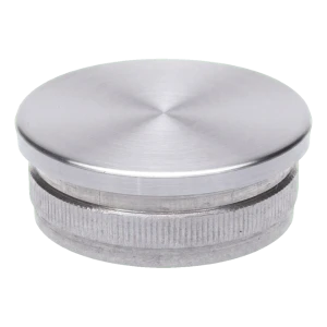 Τάπα κυρτή εσωτερικής τοποθέτησης για κιγκλίδωμα Ø 42,4 mm – ανοξείδωτος χάλυβας AISI 304 σατινέ