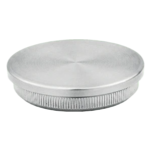 Επίπεδο τάπα εισαγωγής για κάγκελα σωλήνα 42,4 mm AISI 304 σατινέ