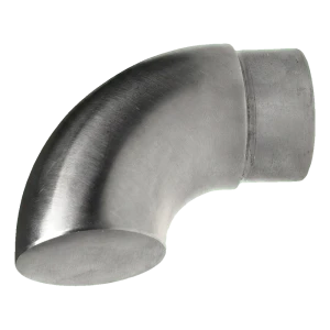 Τερματικό χειρολαβής κιγκλιδώματος – κλειστό γωνιακό για σωλήνα 42,4 mm AISI 304 γυαλιστερό