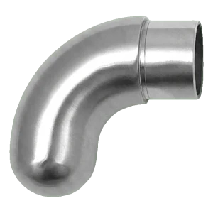 PINOX τερματικό κουπαστής – κλειστός γωνιακός σύνδεσμος στρογγυλός 42,4 mm σατινέ