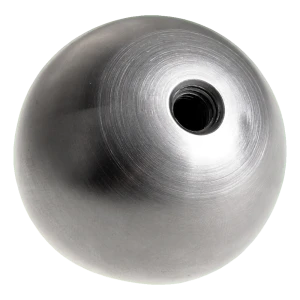 Σφαίρα κουπαστής βιδωτή συμπαγής fi 20 mm, σπείρωμα M6, ανοξείδωτος χάλυβας σατινέ