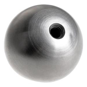 Σφαίρα βιδωτή συμπαγής για κάγκελα φ 30 mm σπείρωμα M6 ανοξείδωτος χάλυβας σατινέ