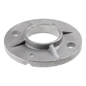 Βάση στύλου κιγκλιδώματος για συγκόλληση ενισχυμένη φ 100 mm – ανοξείδωτος χάλυβας AISI 304