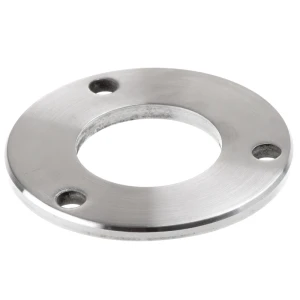 Βάση στύλου κάγκελου για συγκόλληση fi 85 mm – ανοξείδωτος χάλυβας AISI 304 σατινέ, σύστημα 42,4