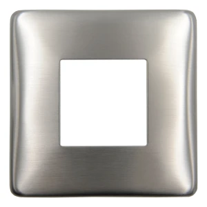 Τετράγωνη ροζέτα κάλυψης 90×90 mm για κουπαστό προφίλ 40×40 – ανοξείδωτος χάλυβας AISI 304 σατινέ