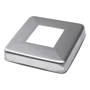 Ροζέτα καλύμματος για προφίλ 40x40 mm – ανοξείδωτος χάλυβας AISI 304 σατινέ