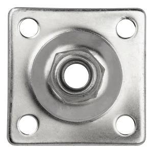 PSG πλακέτα για μεντεσέ ρυθμιζόμενο M16 80×80 mm – ανοξείδωτος χάλυβας AISI 304