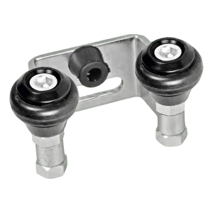 PSG άνω στήριγμα συρόμενης πύλης με λαστιχένιους κυλίνδρους – απόσταση 60 mm