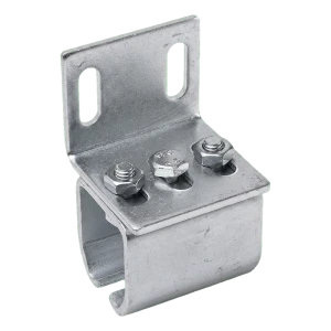 PSG πλαϊνός βραχίονας για ράγα συρόμενης πόρτας 50×46 mm – γαλβανισμένος, ρυθμιζόμενος