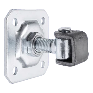 PSG ρυθμιζόμενος μεντεσές για συρόμενες πύλες M20 με πλάκα 100×100×4 mm