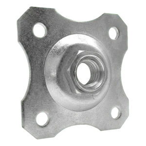 Διακοσμητική πλάκα 100x100 mm για ρυθμιζόμενο μεντεσέ M20 – γαλβανισμένη