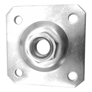 PLATER διακοσμητική πινακίδα 100×100×4 mm για ρυθμιζόμενο μεντεσέ M20 γαλβανισμένη