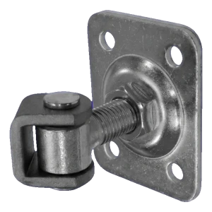 PSG ρυθμιζόμενος μεντεσές πύλης M16 με ορθογώνια πλάκα 75×55 mm