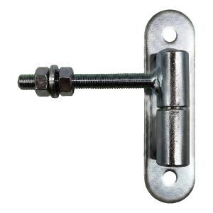 PSG αυτορυθμιζόμενος μεντεσές περιστροφής φ24 M12 με πλάκα 150×40 mm και σφαίρα – για πορτάκια και πύλες