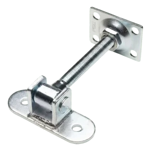 PSG ρυθμιζόμενος μεντεσές πύλης M16 με πλάκα 115×40 mm και βάση 75×55×3 mm