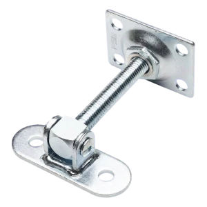 PSG zawias regulowany bramowy M14 z szyldem 115×40 mm i platerem 75×55 mm