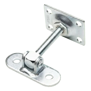 PSG μεντεσές πύλης ρυθμιζόμενος M12 με δύο πλάκες στήριξης γαλβανισμένος