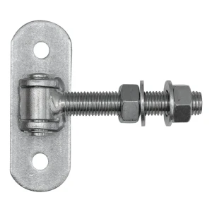 Μεντεσές ρυθμιζόμενος πύλης M20 με πλάκα 140×50 mm – γαλβανισμένος