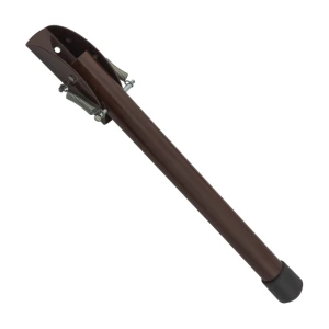 Ελατηριακό ποδαράκι μπλοκαρίσματος θύρας 320 mm καφέ – στόπερ για θύρες και πορτάκια