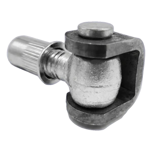 Ρυθμιζόμενος μεντεσές πύλης M12 με πριτσινοπαξιμάδα – γαλβανισμένος χάλυβας